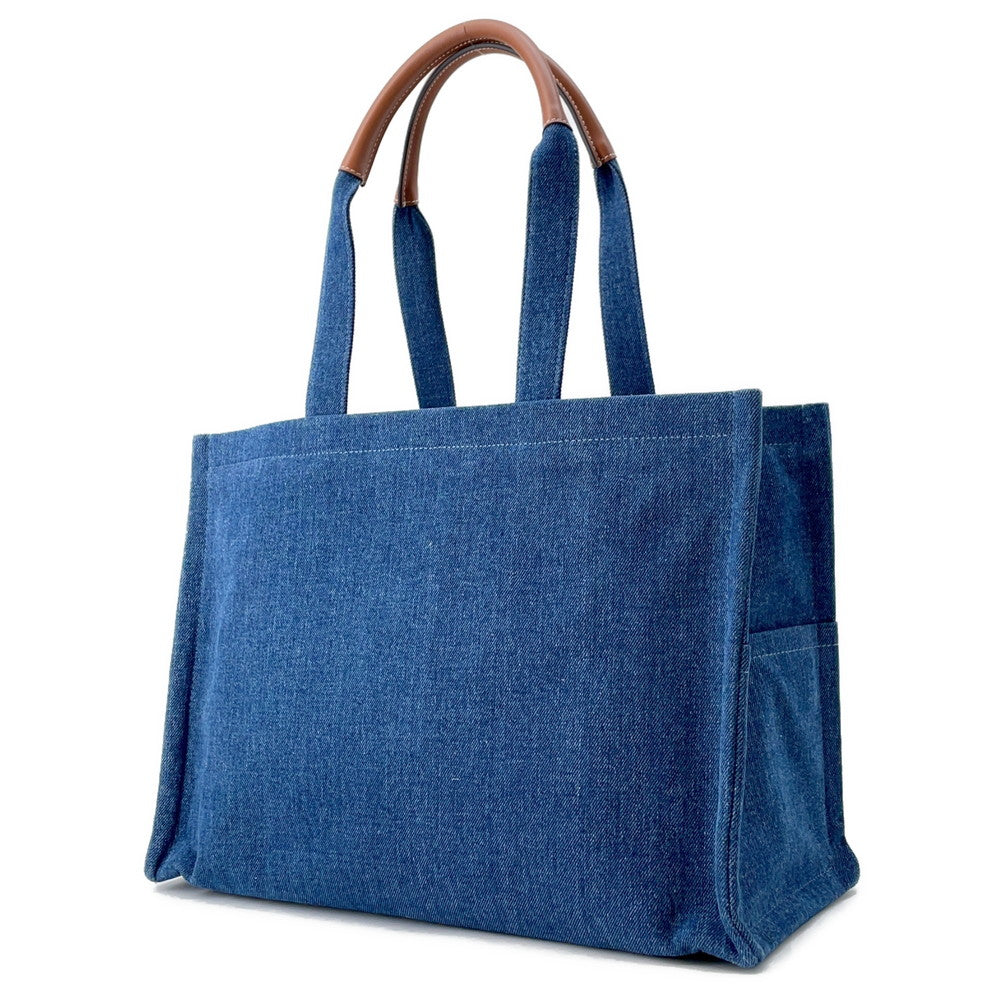 CELINE Cabas Blue196762 Denim Size Large