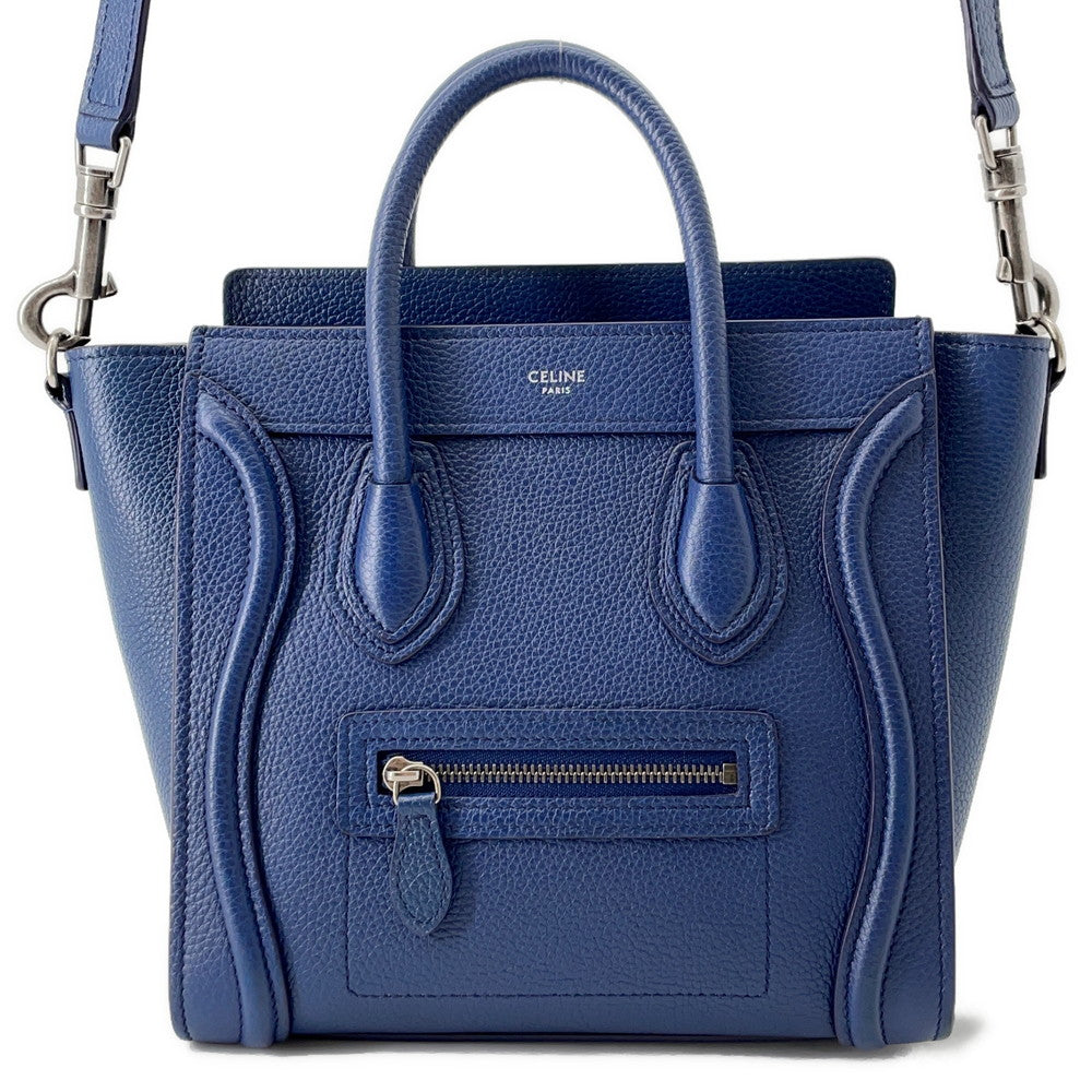 CELINE Luggage shopper Blue189243 Leather Size Nano