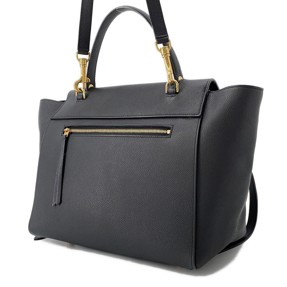 CELINE Belt bag Black176103ZVA Leather Size Mini