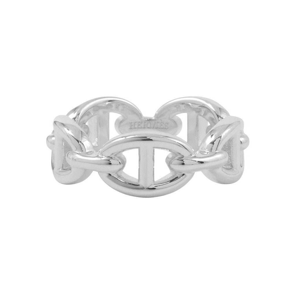 HERMES Chaine d'Ancre Anchene Ring Size PM/52/#12 SV925