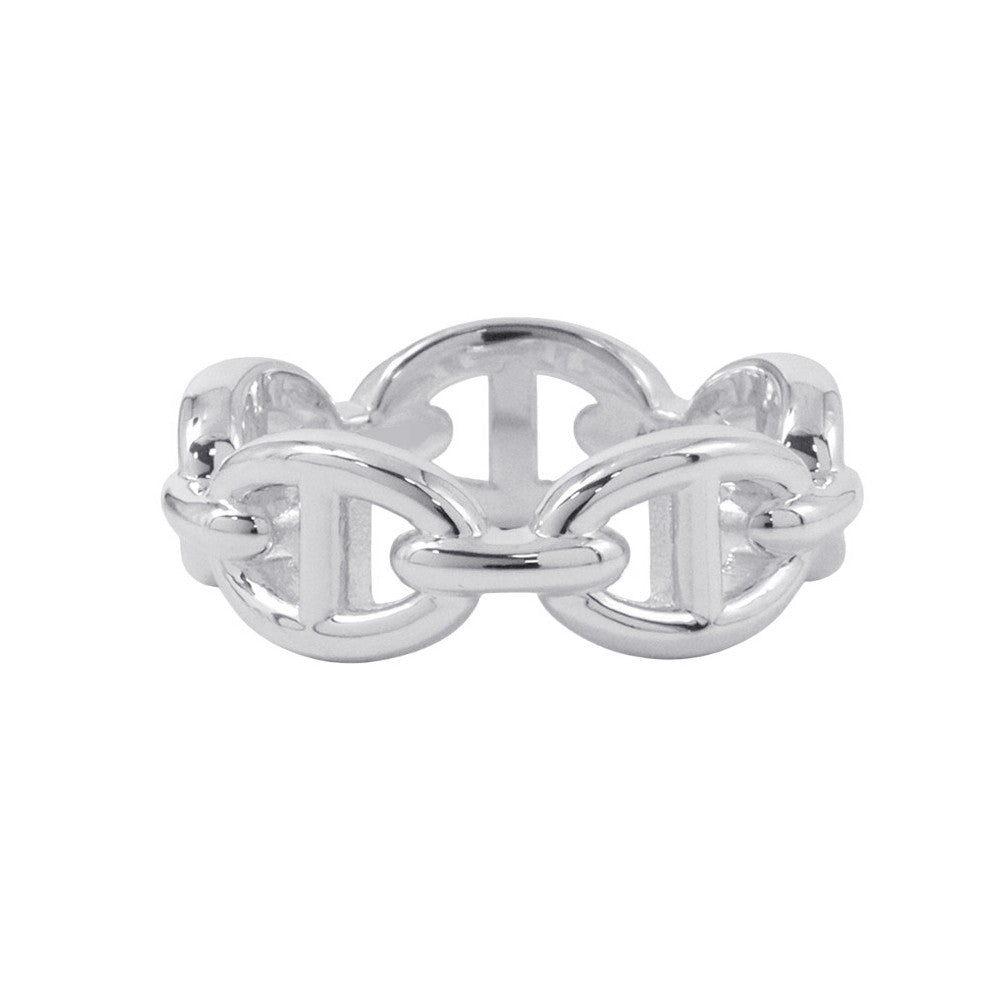HERMES Chaine d'Ancre Anchene Ring Size PM/52/#12 SV925