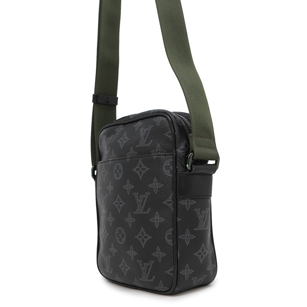 LOUIS VUITTON Danube Noir/KhakiM43677 Monogram Eclipse Vivienne Size PM