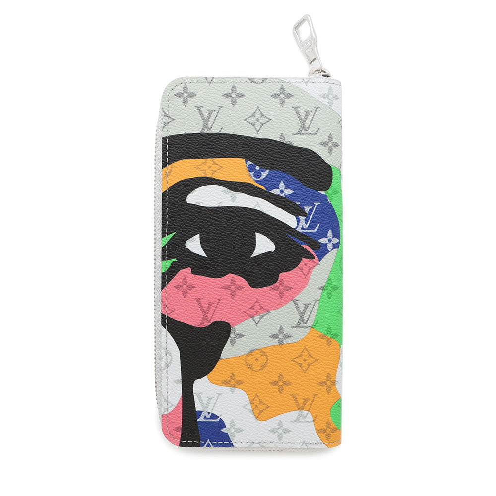 LOUIS VUITTON Zippy Wallet - Vertical MulticolorM82590 LV Portrait/Monogram