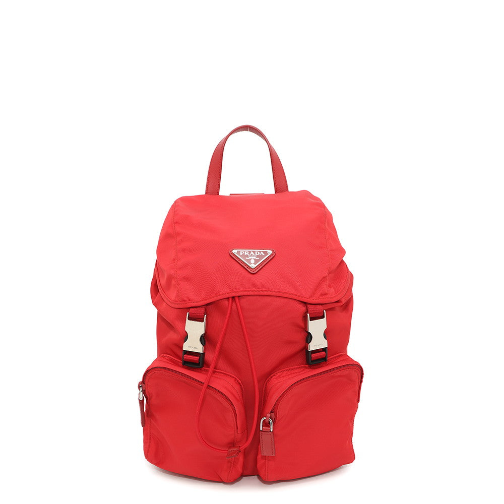 PRADA ?Backpack Red Nylon
