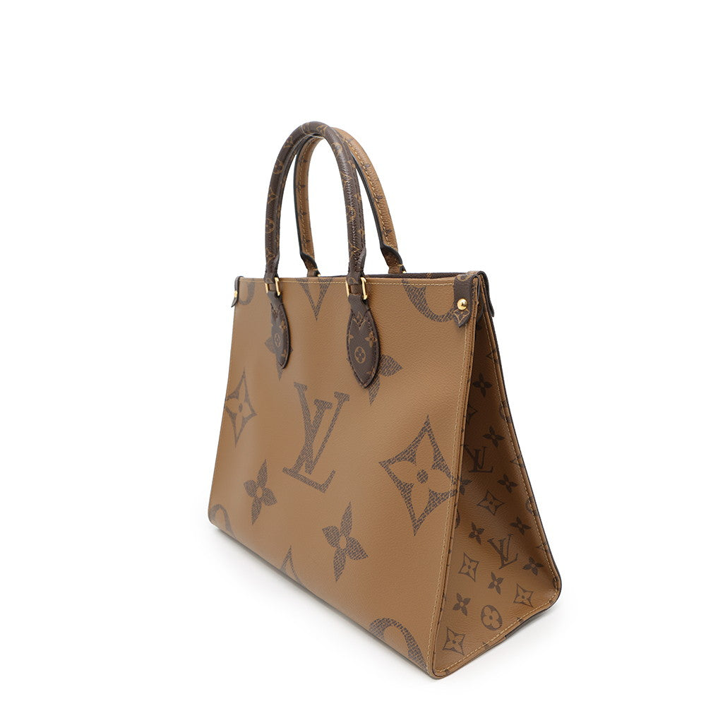 LOUIS VUITTON Onthego RedM45321 Monogram Monogram Reverse Canvas Monogram Giant Size MM