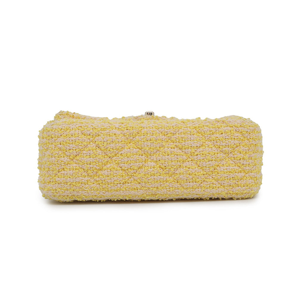 CHANEL Mini Matelasse ChainShoulder YellowA69900 Tweed Size 20