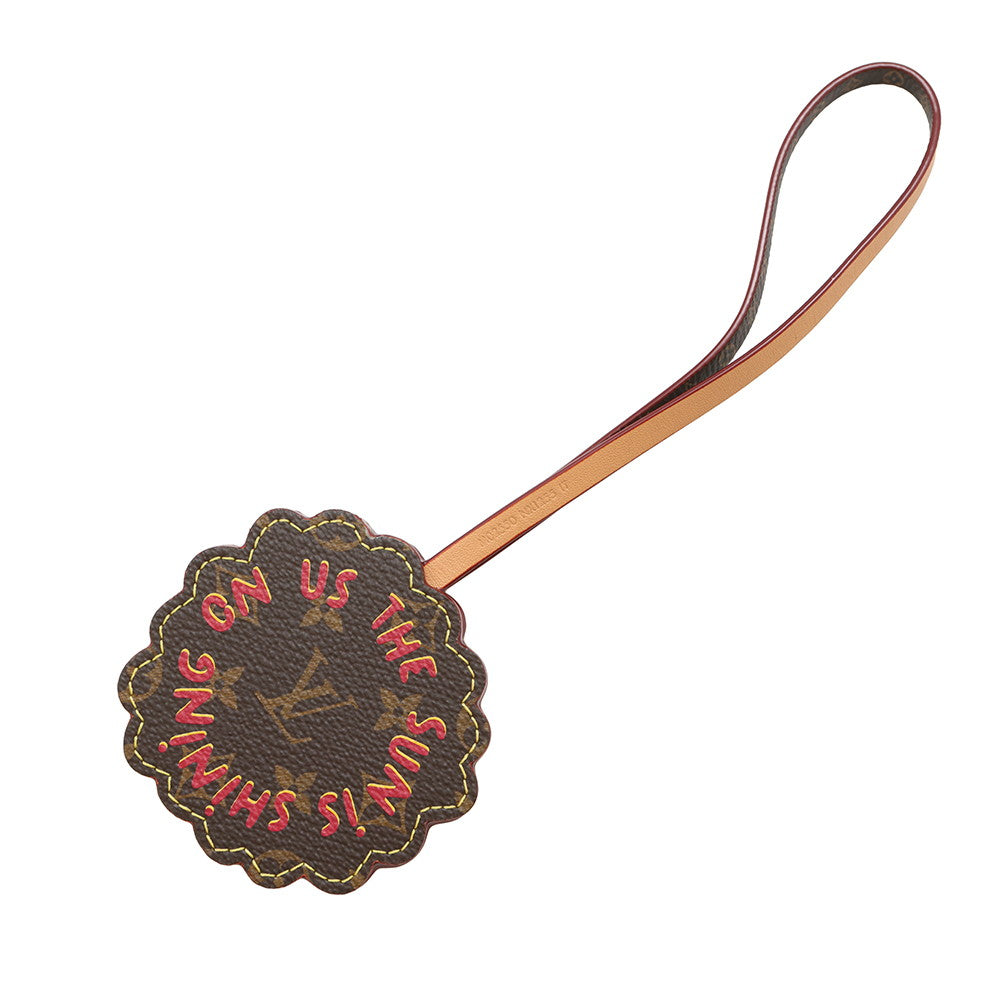 LOUIS VUITTON Bag Charmã»LV Sun YellowM02550 Monogram