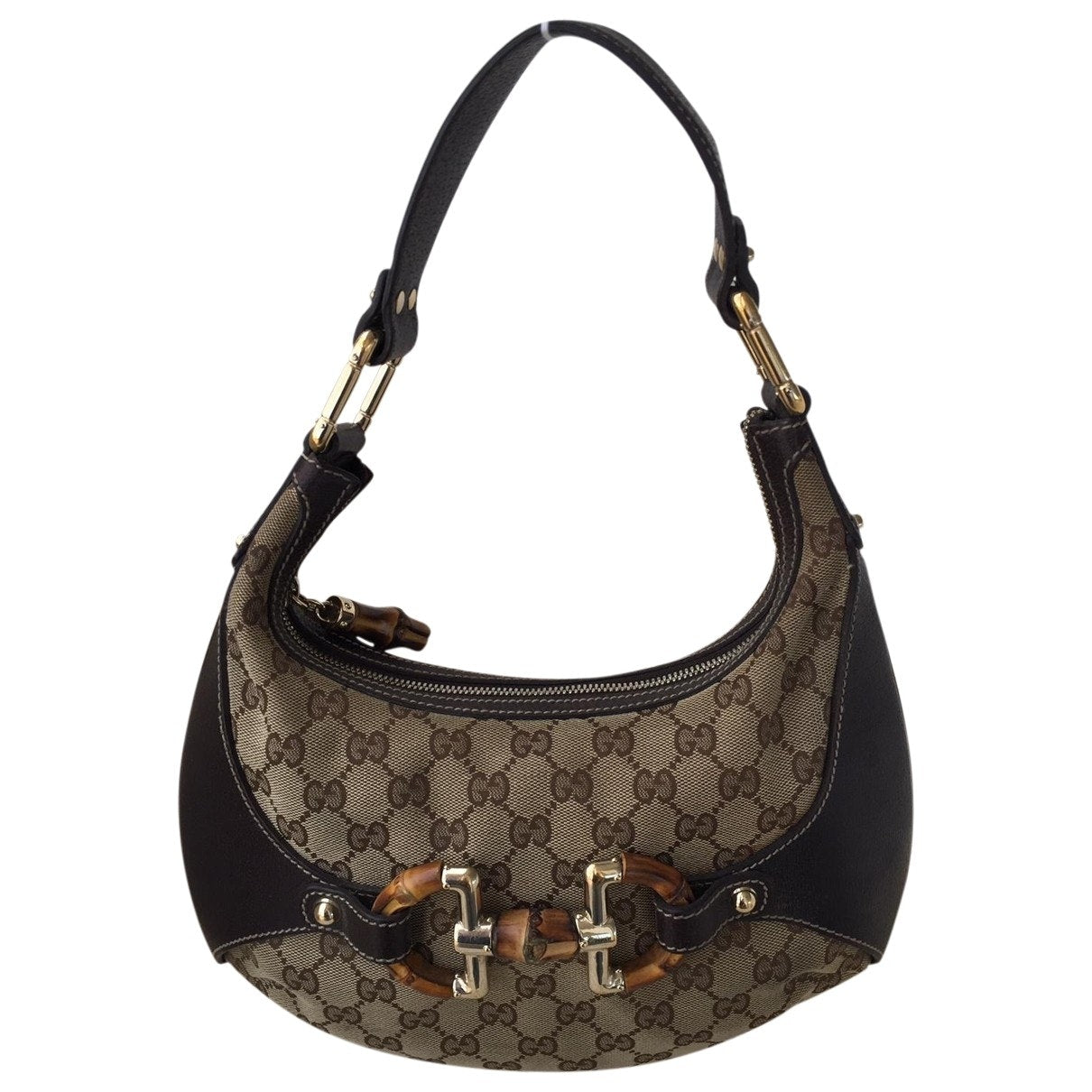 Gucci beige cloth handbag