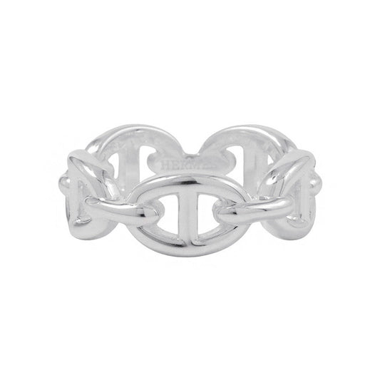 HERMES Chaine d'Ancre Anchene Ring Size PM/52/#12 SV925