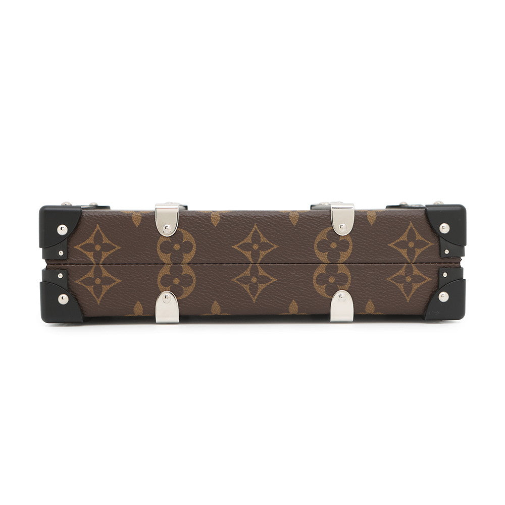 LOUIS VUITTON Wallet trunk NoirM20250 Monogram Macassar Canvas