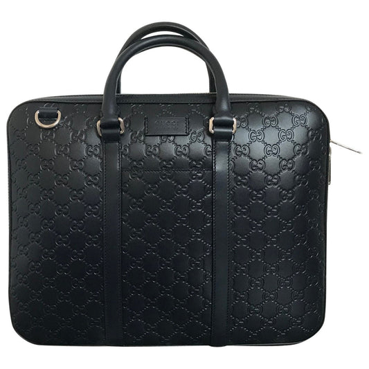 Gucci navy leather bag