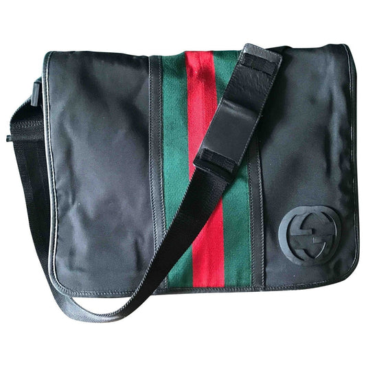 Gucci black cloth bag