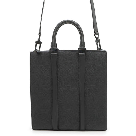 LOUIS VUITTON Sac Plat NoirM21884 Monogram?Taurillon