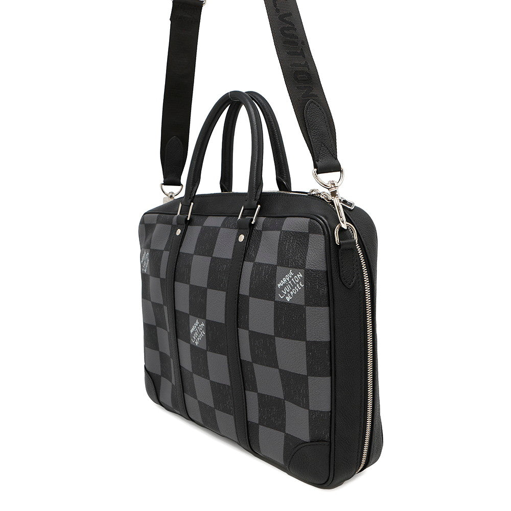 LOUIS VUITTON Sirius?Briefcase NoirN50072 Damier Pattern Capsule Collection