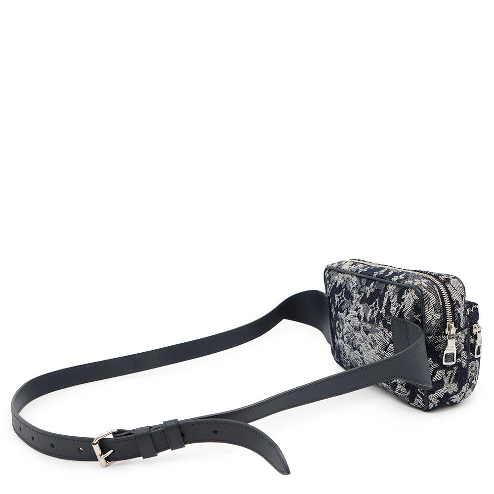 LOUIS VUITTON Bumbag/ Outdoor NavyM57281 Monogram / Tapestry