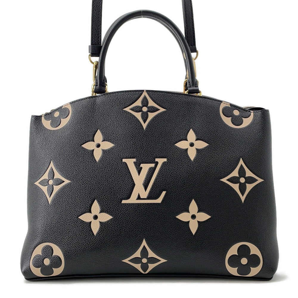 LOUIS VUITTON Grand Palais Noir/BeigeM45842 Monogramã»Amplan Size MM