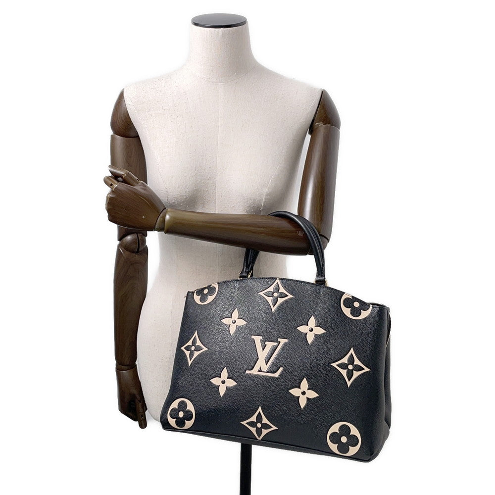 LOUIS VUITTON Grand Palais Noir/BeigeM45842 Monogramã»Amplan Size MM