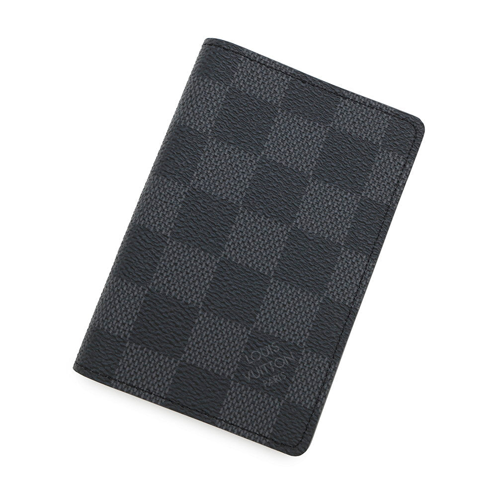 LOUIS VUITTON Card Case Organizer de Poche NoirN63143 Damier Graphite