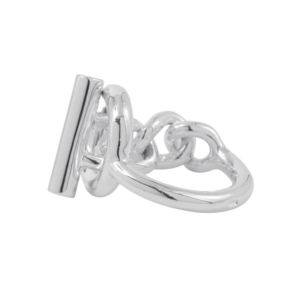 HERMES Croisette Ring Size 54/#14/MM SV925