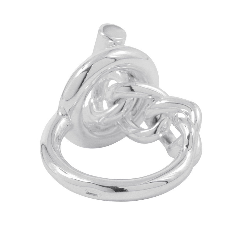 HERMES Croisette Ring Size 54/#14/MM SV925