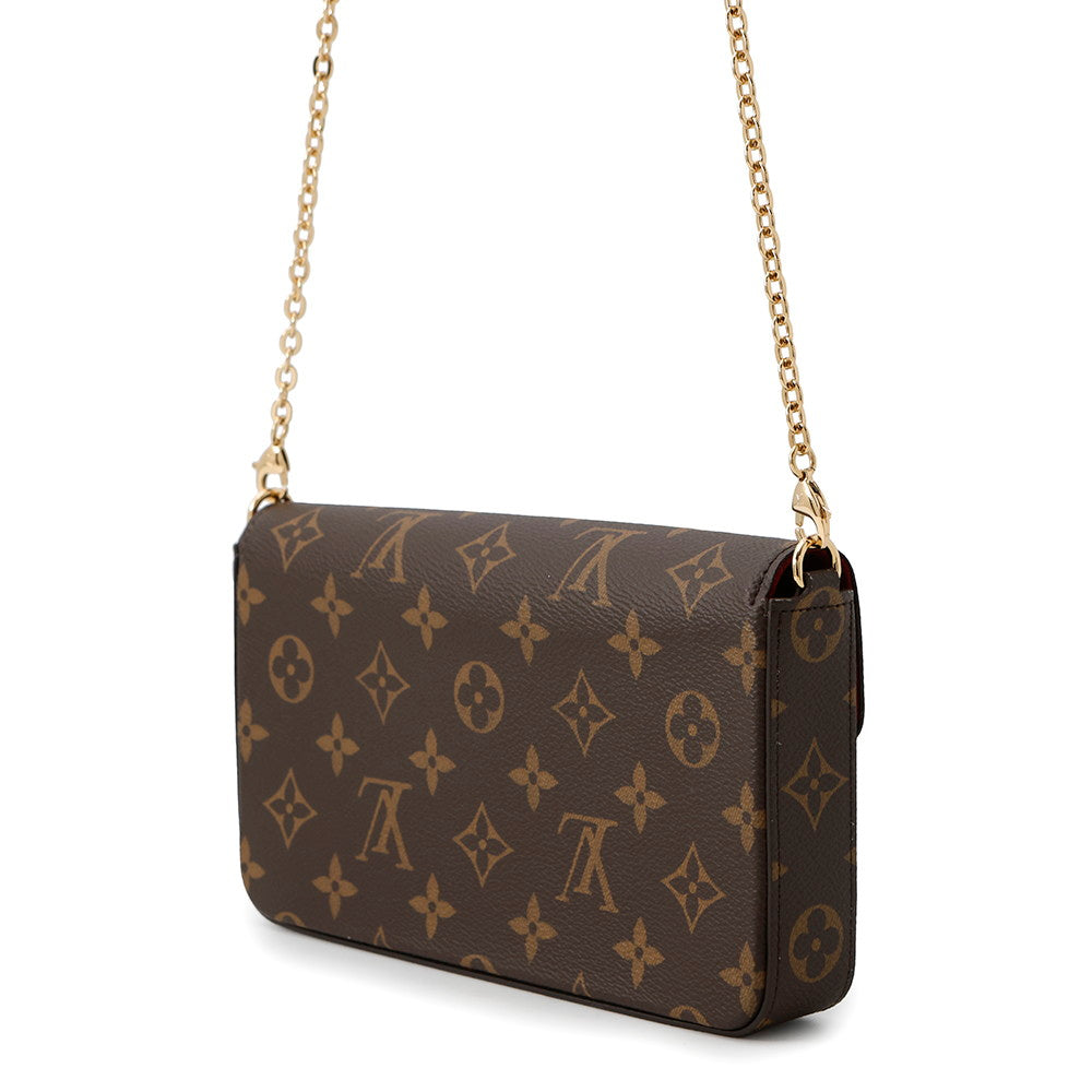 LOUIS VUITTON Felicie Pochette FuchsiaM81896 Monogram
