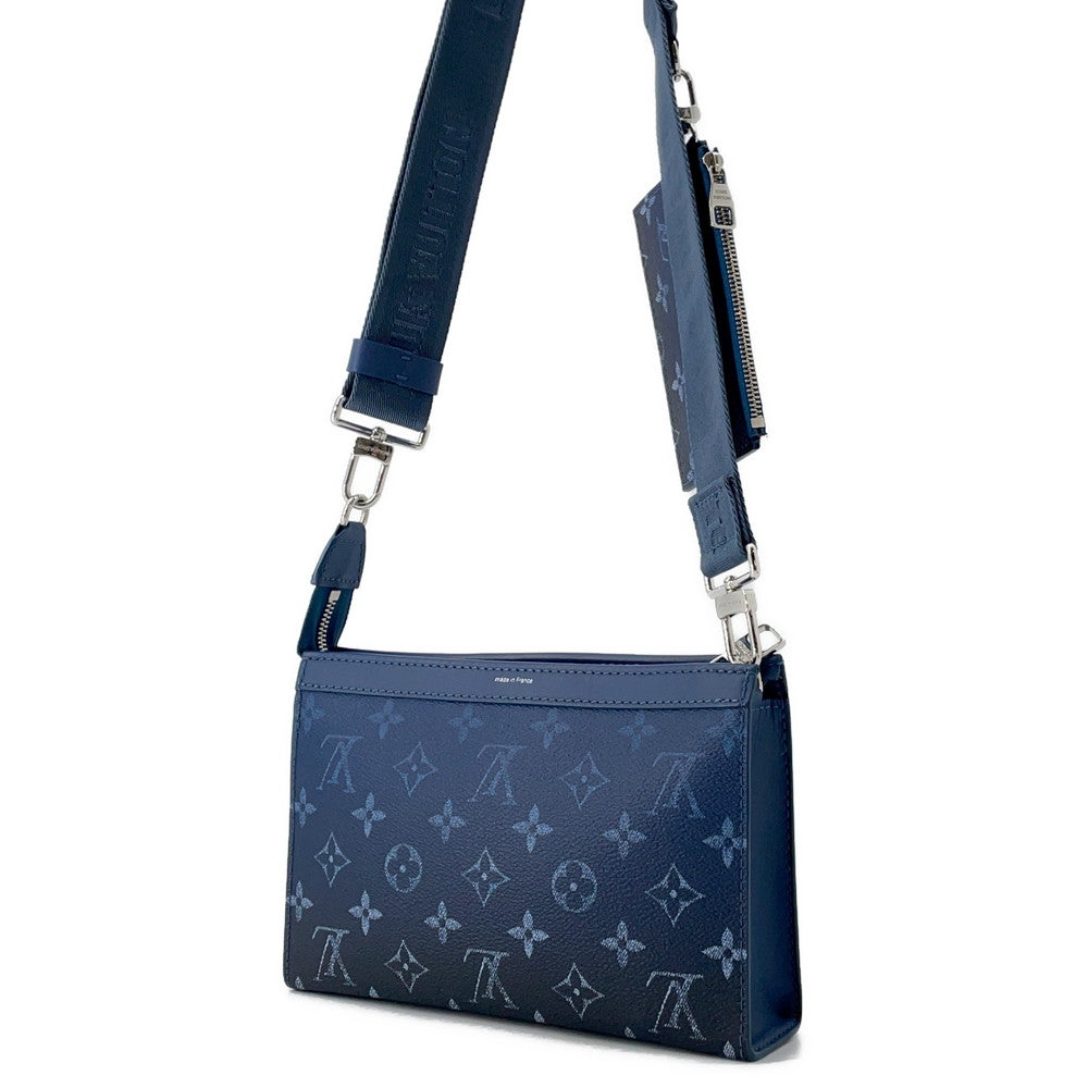 LOUIS VUITTON gaston wearable wallet Navy BlueM11544 Monogram/Gradient