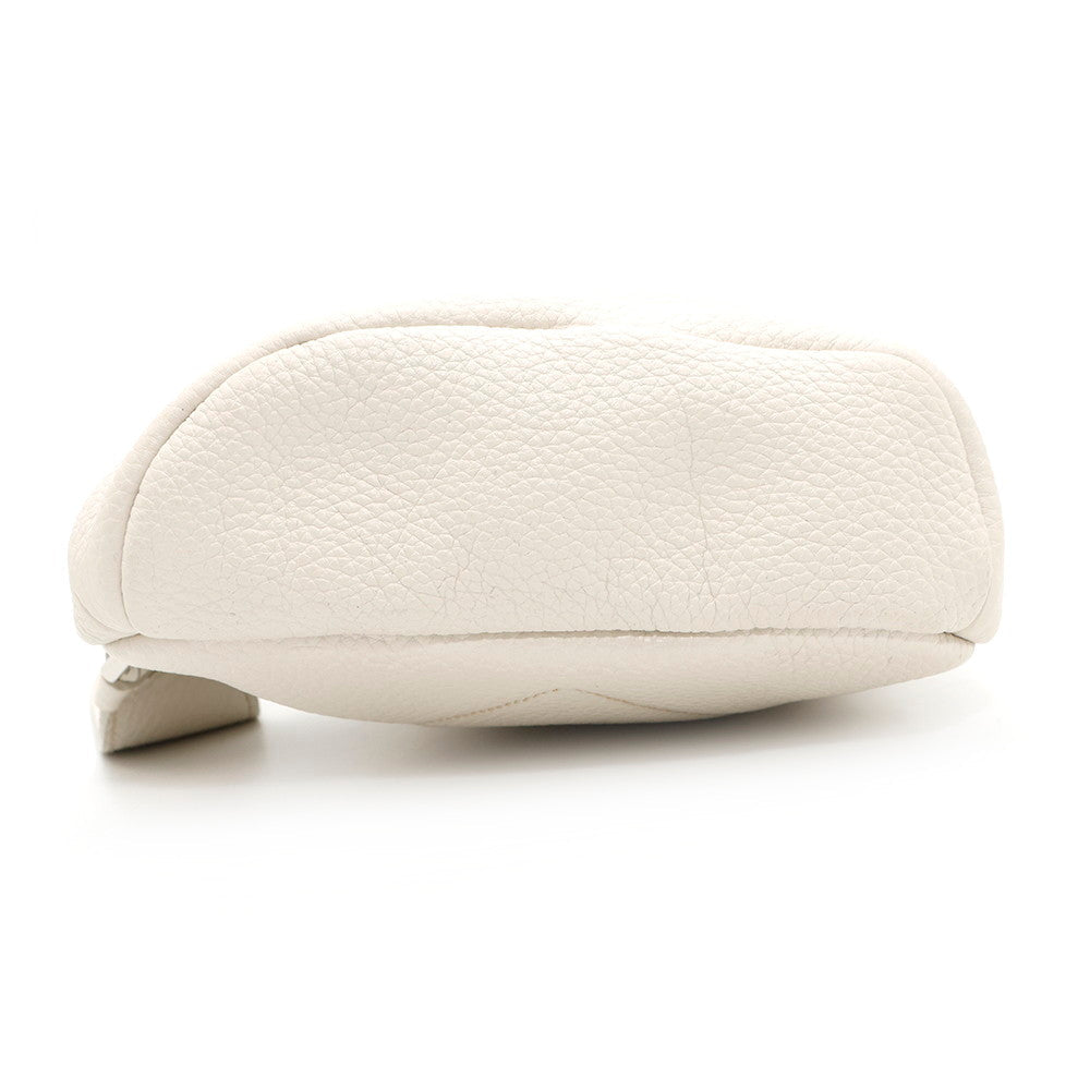 PRADA ?Triangle Logo Crossbody Bag White2VZ098 Leather