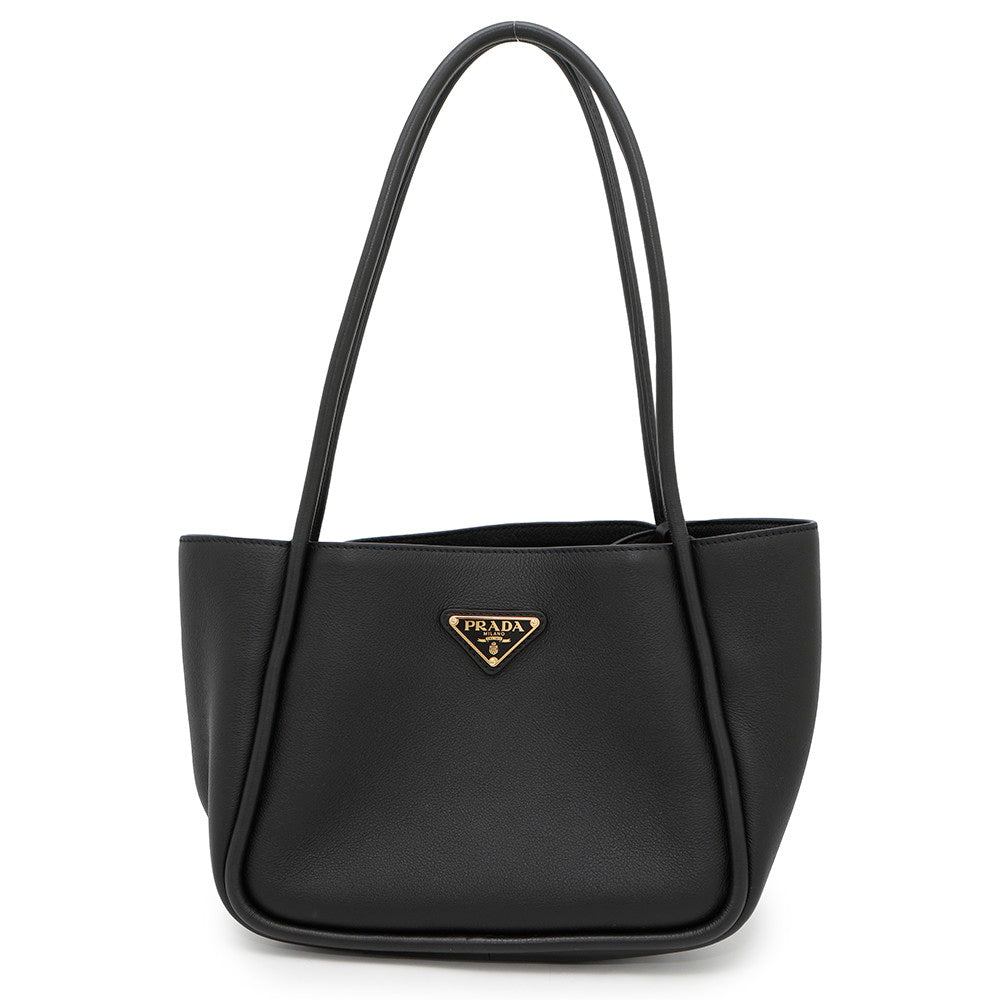 PRADA ?Shopping tote Black1BG539 Leather