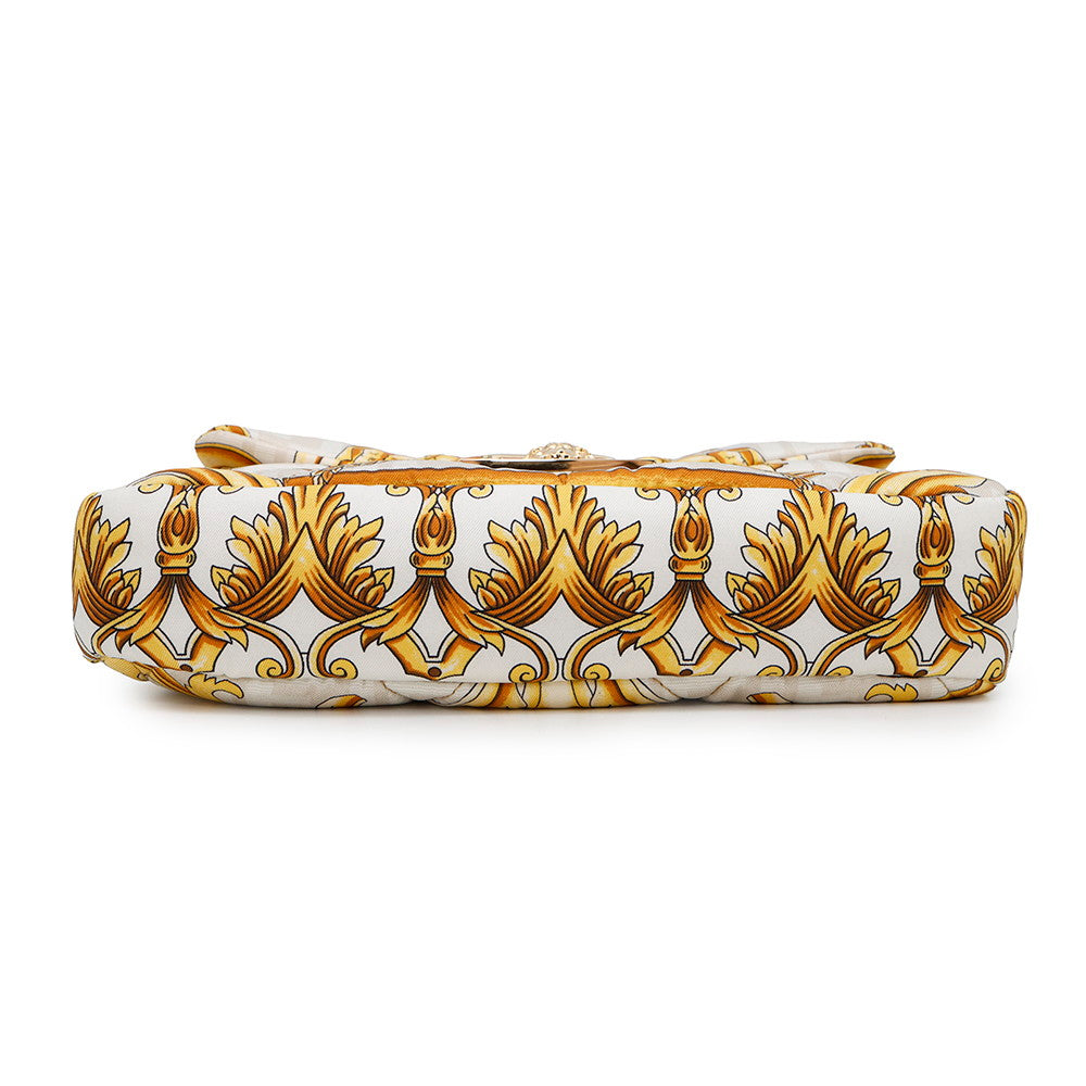 FENDI Fendace Mamma Bucket Ivory/Yellow8BR600 Nylon
