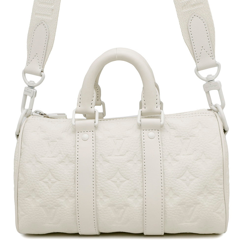 LOUIS VUITTON Keepall Bandouliere Full MoonM24434 Monogramã»Taurillon Size 25