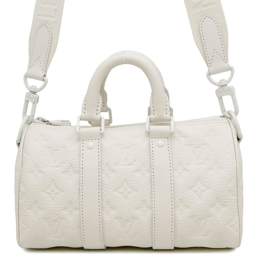 LOUIS VUITTON Keepall Bandouliere Full MoonM24434 Monogramã»Taurillon Size 25