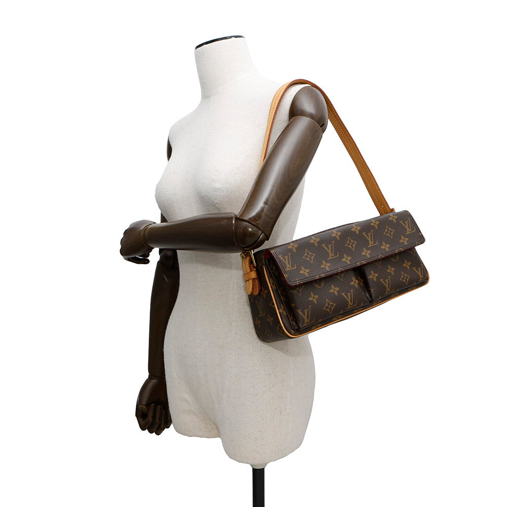 LOUIS VUITTON Viva Cite RedM51164 Monogram Size MM