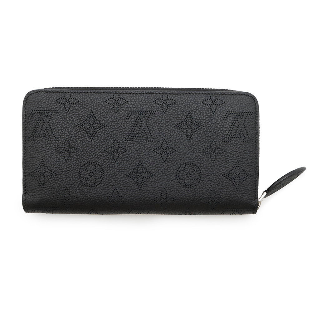LOUIS VUITTON Zippy Wallet NoirM61867 Monogram Mahina