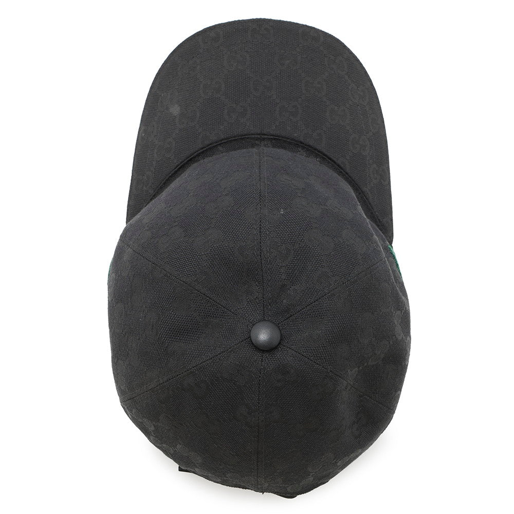 GUCCI GG Canvas Cap Size L Black200035 Canvas