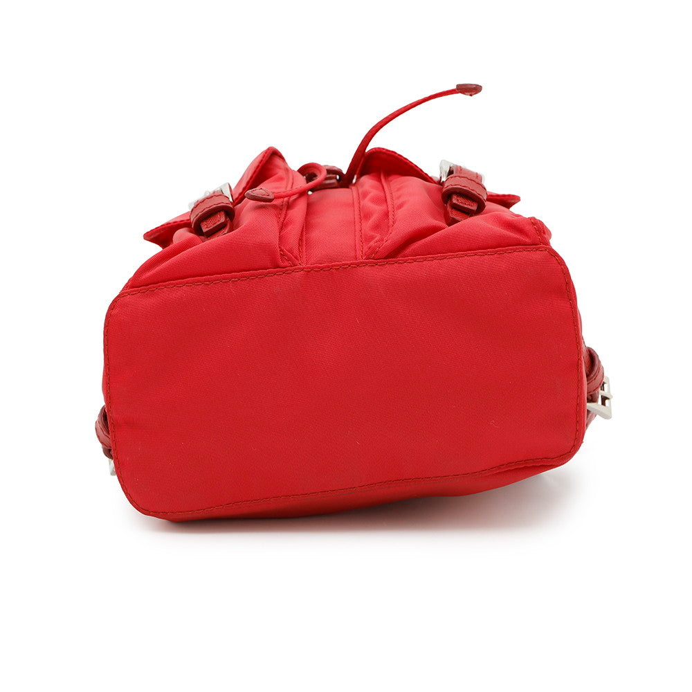 PRADA ?Nylon Mini Backpack Red1BH029 Nylon Size Mini