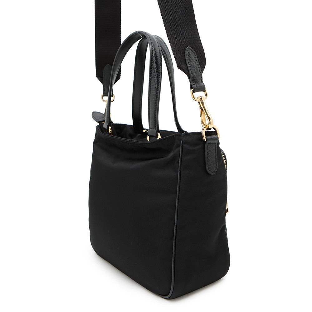 PRADA ?Nylon 2wayTote Bag Black1BG308 Nylon Leather