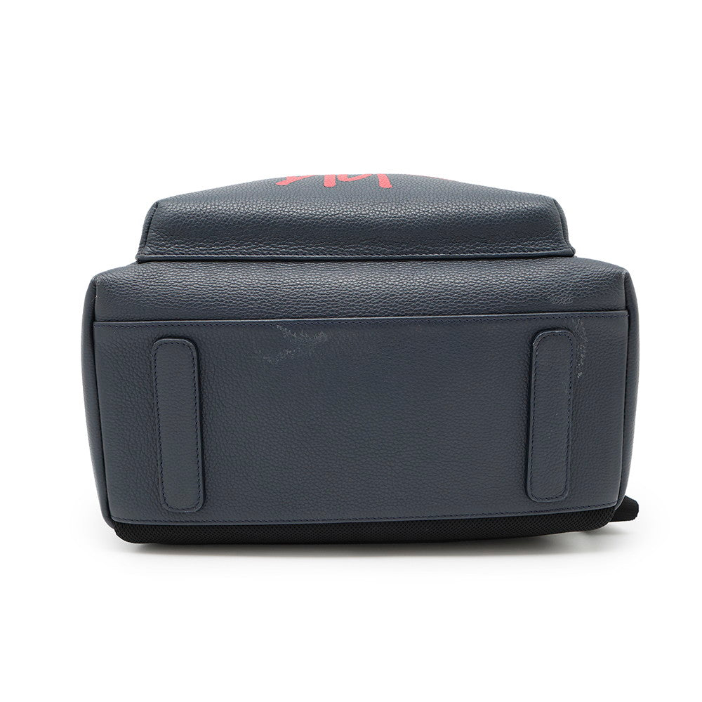 Dior Backpack Stüssy collaboration Navy Leather