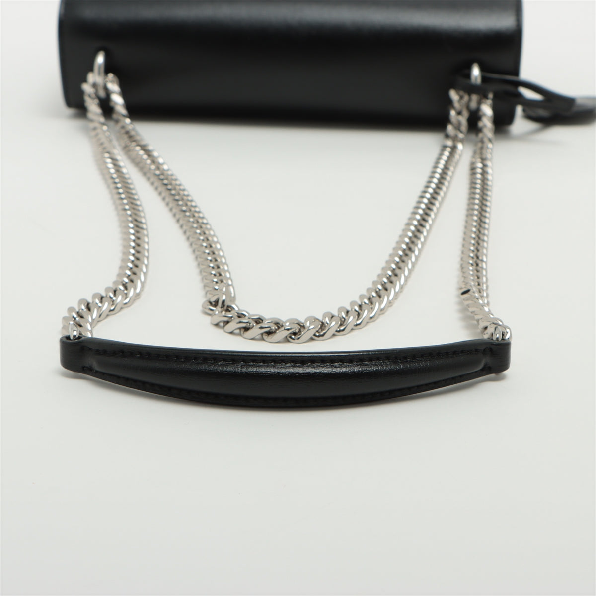 Saint Laurent Black Smooth Calfskin Leather Sunset Medium Chain Bag [Clearance Sale]