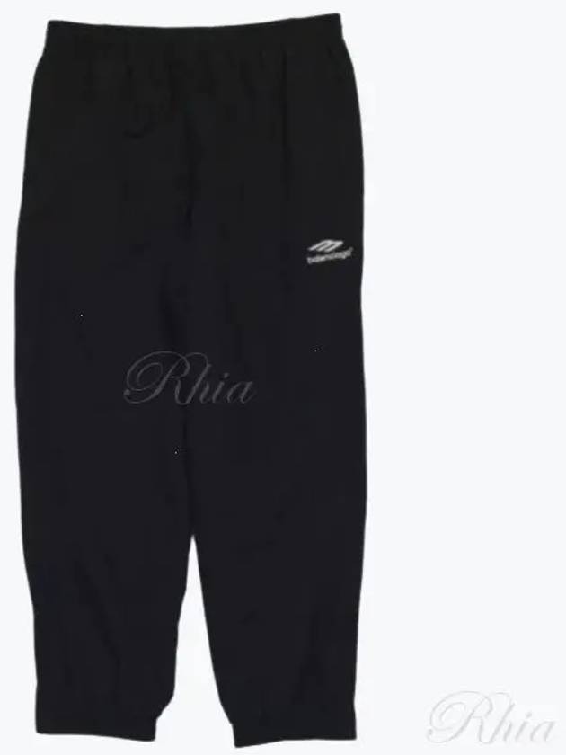 Luxury Balenciaga Trending 2026 Logo Print Training Jogger Track Pants Black