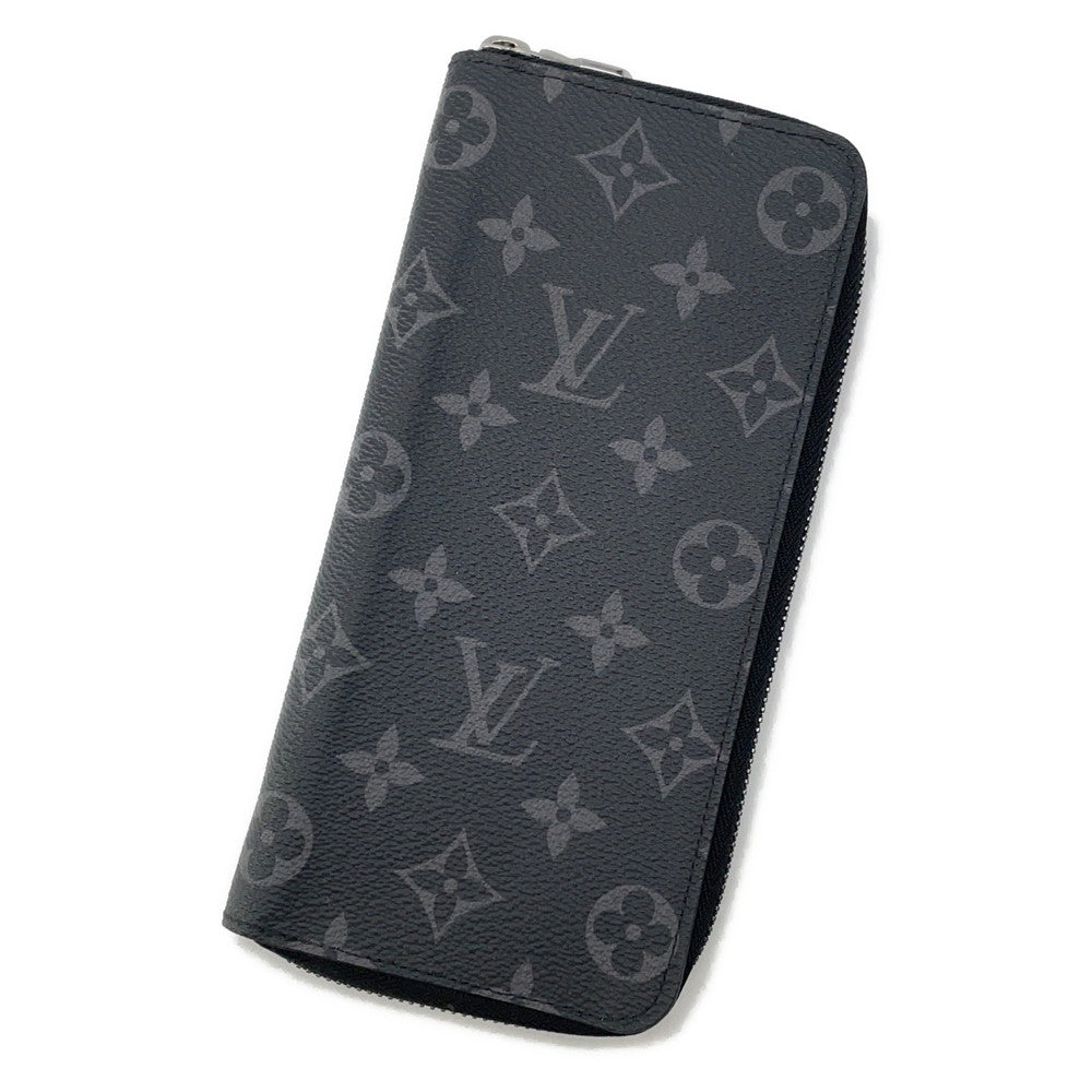 LOUIS VUITTON Zippy wallet Vertical NoirM62295 Monogram Eclipse