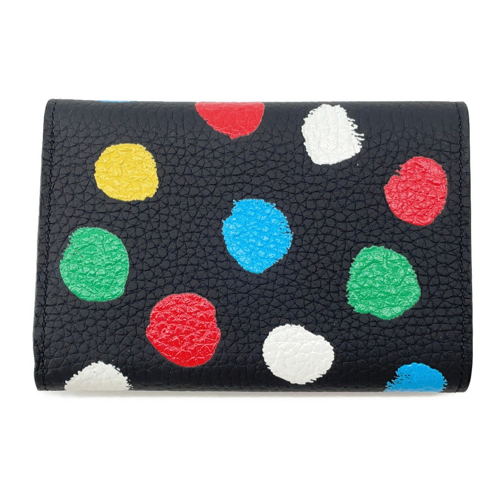LOUIS VUITTON LV X YK Portefeuille Capucines Compact Noir/MulticolorM81963 Taurillon Leather