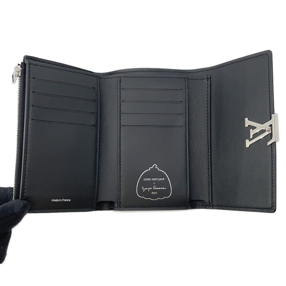 LOUIS VUITTON LV X YK Portefeuille Capucines Compact Noir/MulticolorM81963 Taurillon Leather