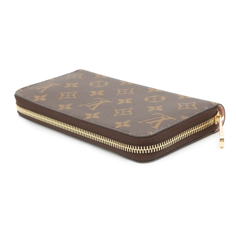 LOUIS VUITTON Zippy Wallet Rose BallerineM41894 Monogram