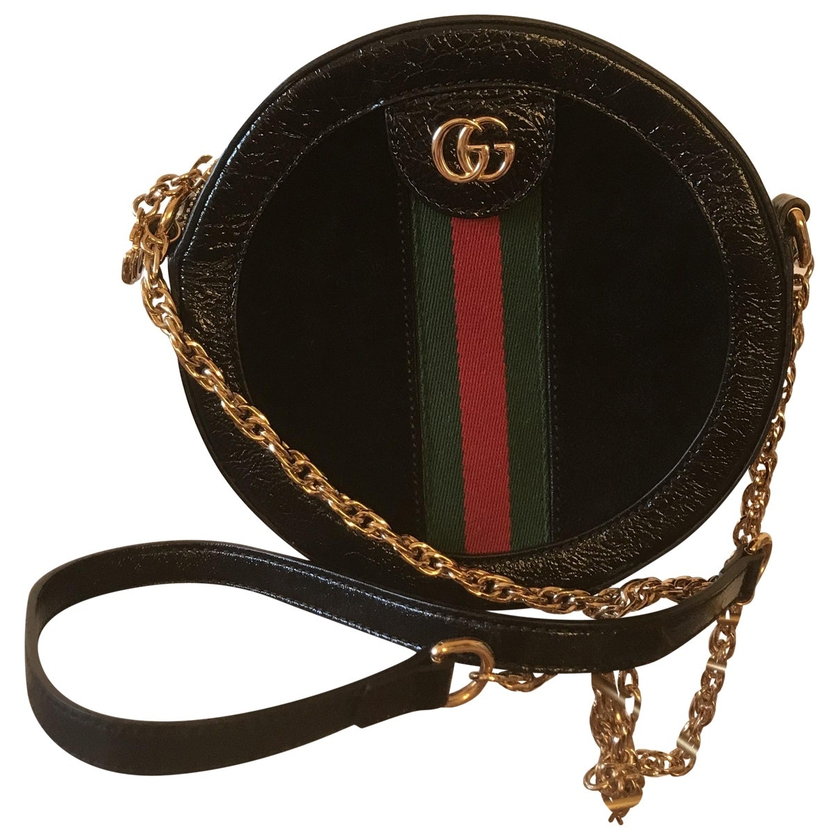 Gucci ophidia black leather handbag