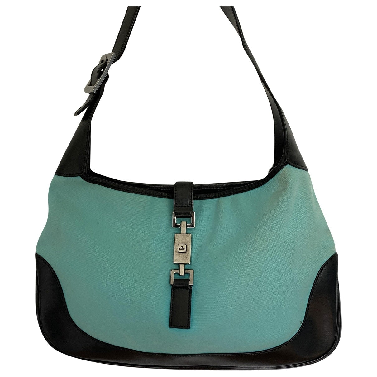 Gucci jackie    blue cloth handbag