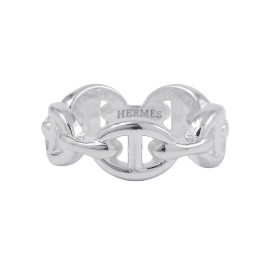 HERMES Chaine d'Ancre Anchene Ring Size PM/50/#10 SV925