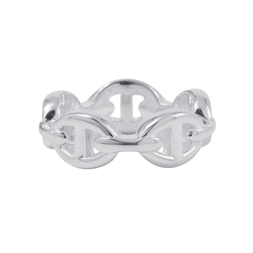 HERMES Chaine d'Ancre Anchene Ring Size PM/50/#10 SV925