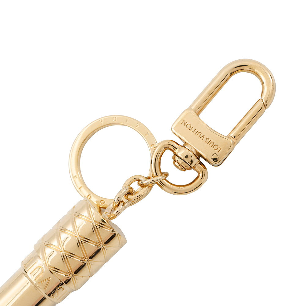 LOUIS VUITTON Bag Charmã»LV Lipstick Red/GoldM03006 Metal
