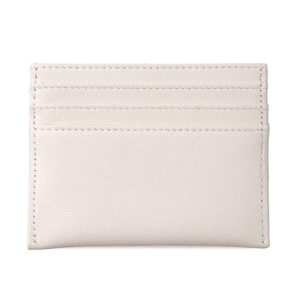CHANEL CC Logo Card Case 24/25 Year Métiers d'Art Collection WhiteAP4706 Caviar Leather