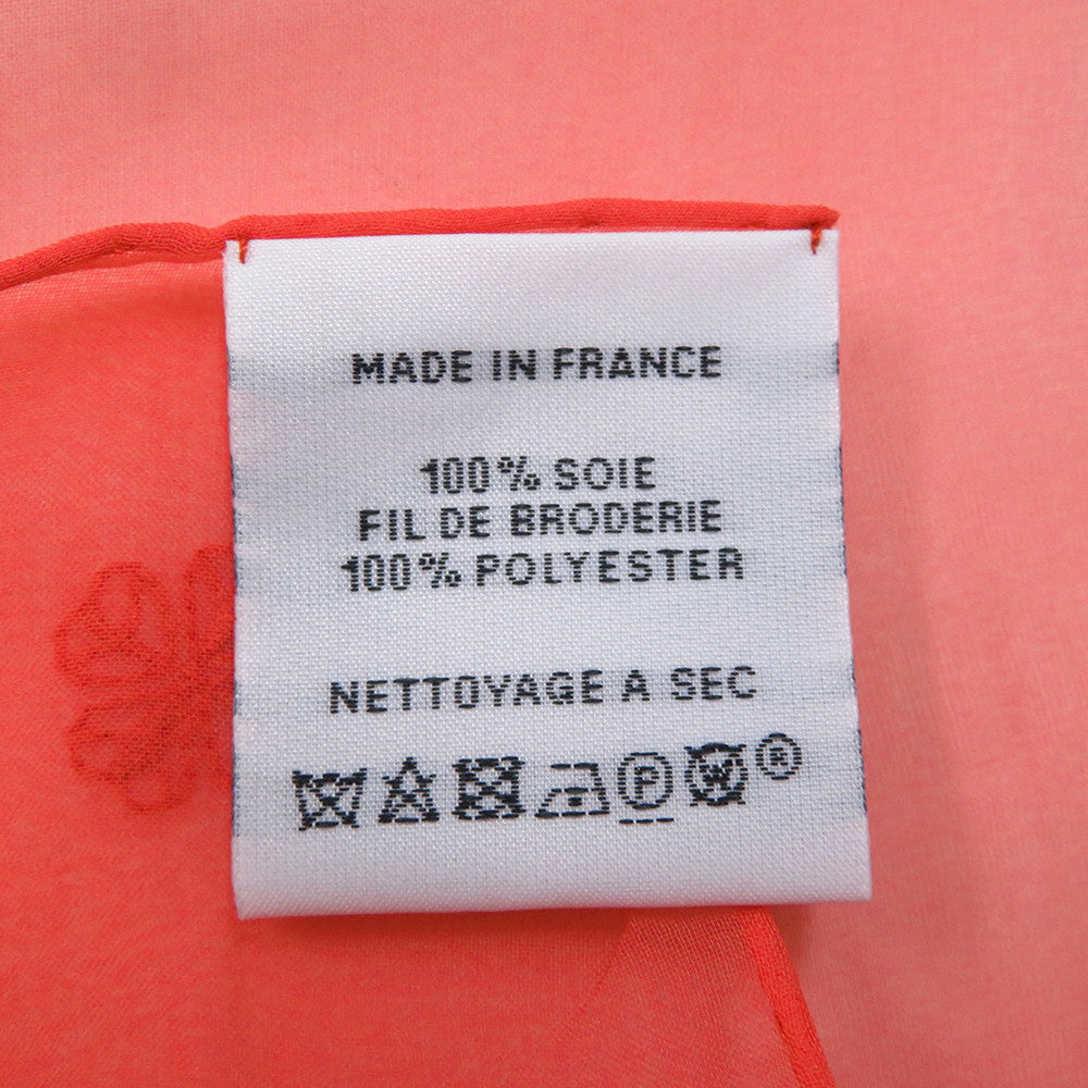 HERMES Scarf Multi Bag Charm VermillonH344141S Silk100%